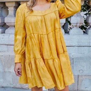 Ruffled Smock Dress